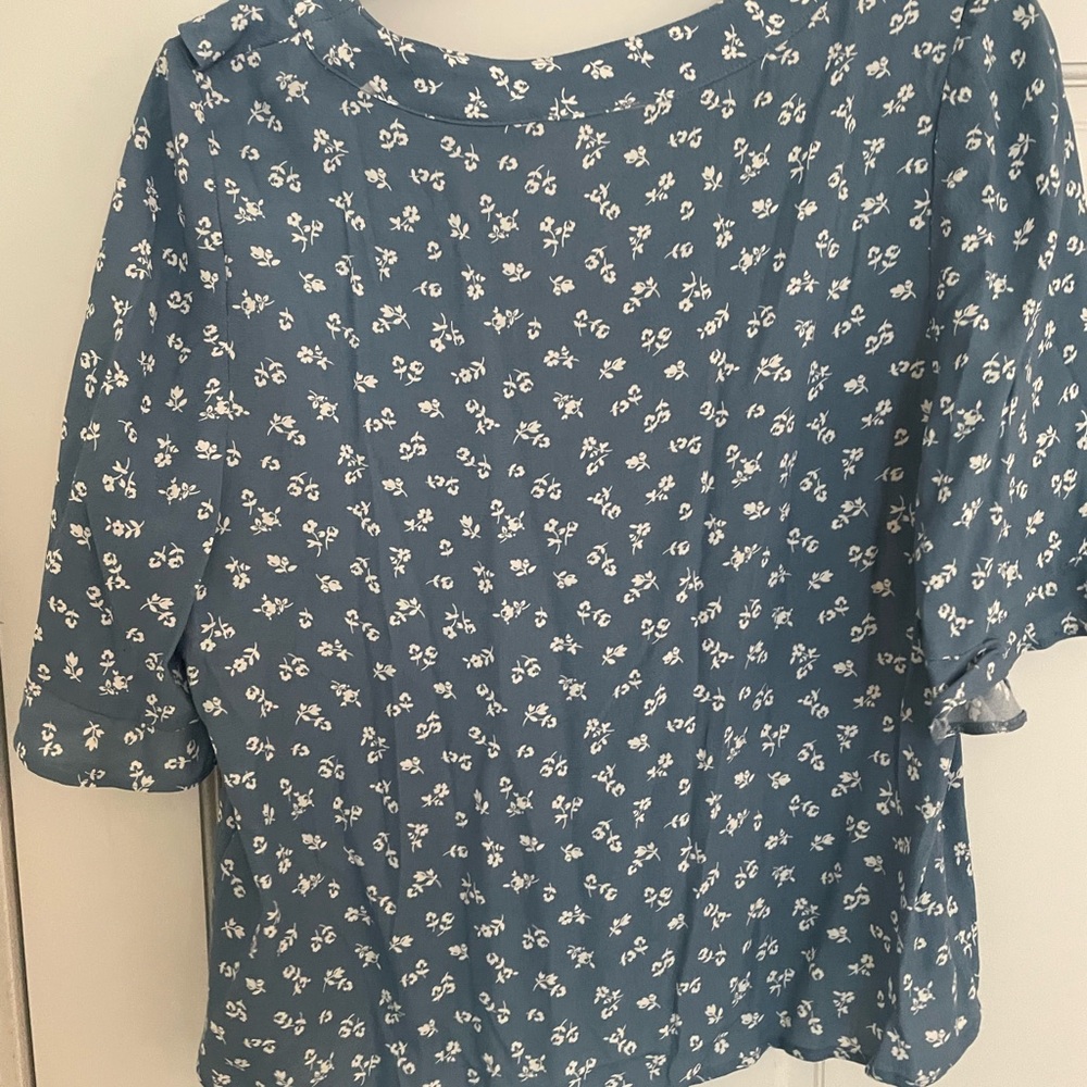 Sezane Pomme Blouse Size 38 (US 6) - Picture 6 of 7